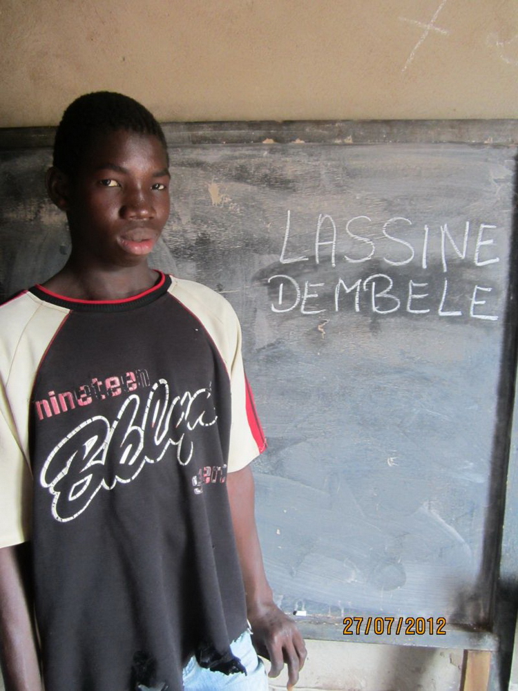 Lassiné Dembélé és anyukája 