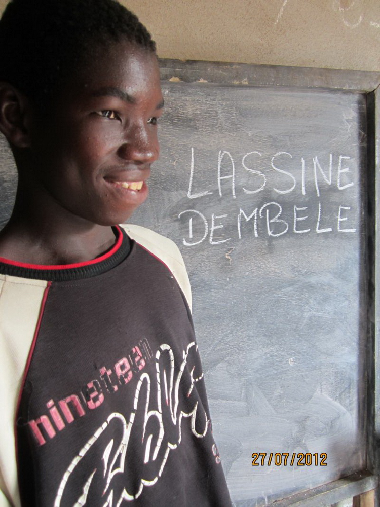 Lassiné Dembélé és anyukája 